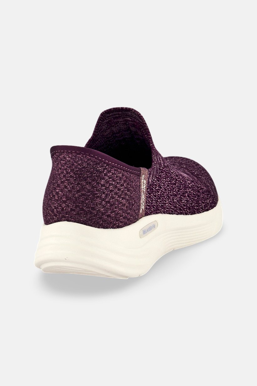 Women Relaxed Fit Slip On Training Shoes, Purple