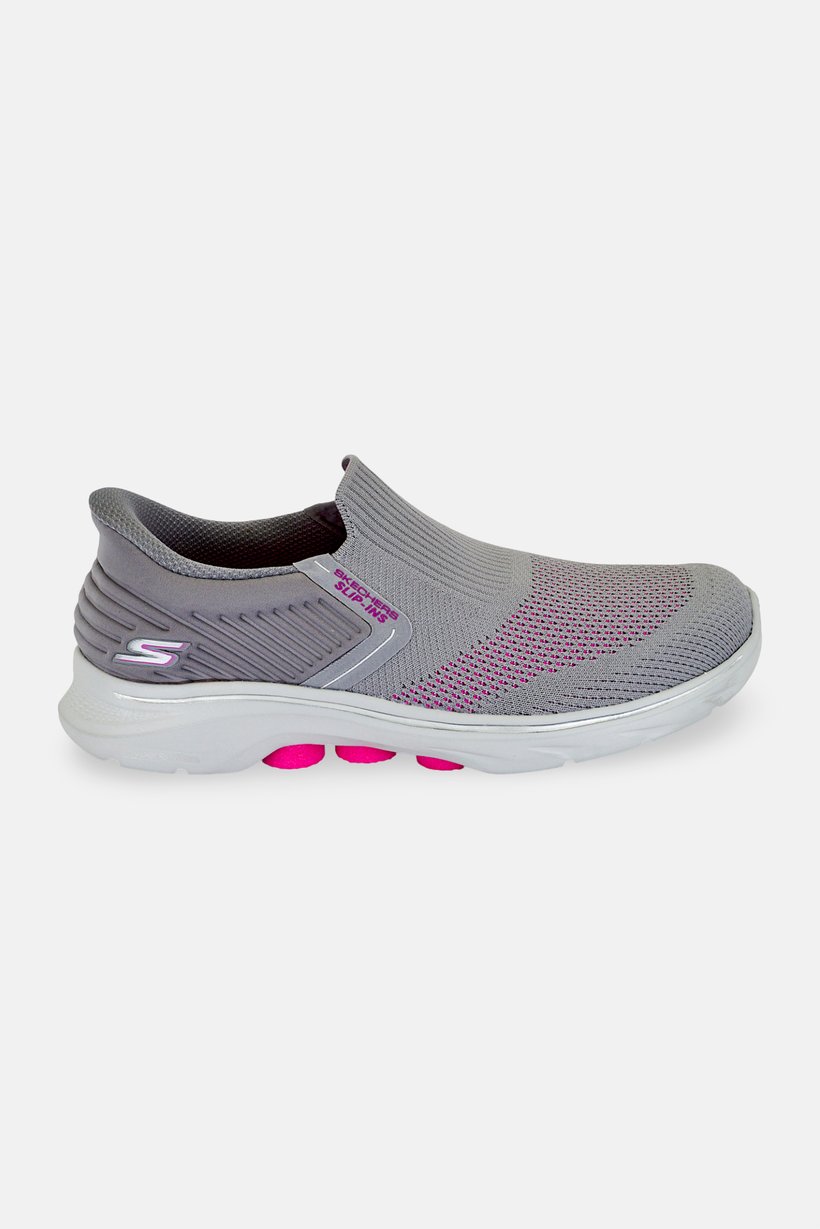 Women Ida Slip On Walking Shoes, Grey