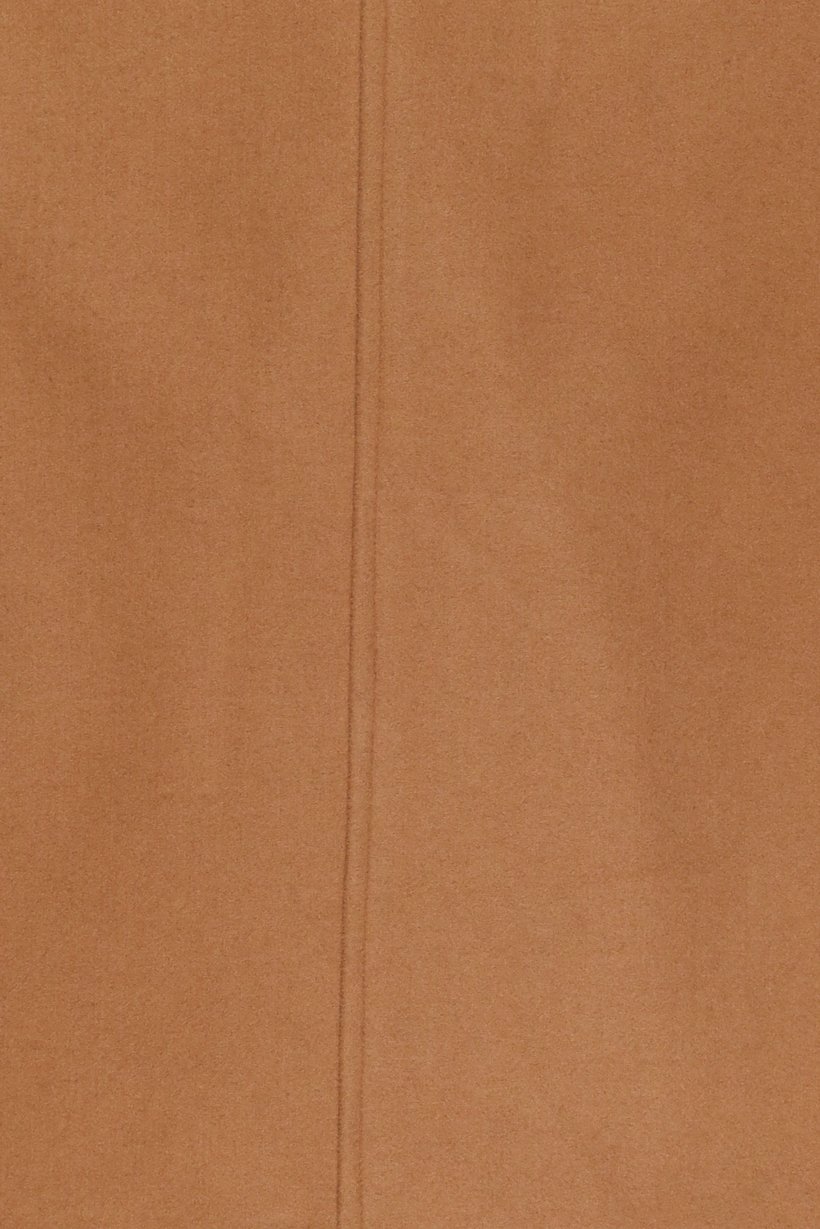 Women Notch Collar Peacoat, Tan