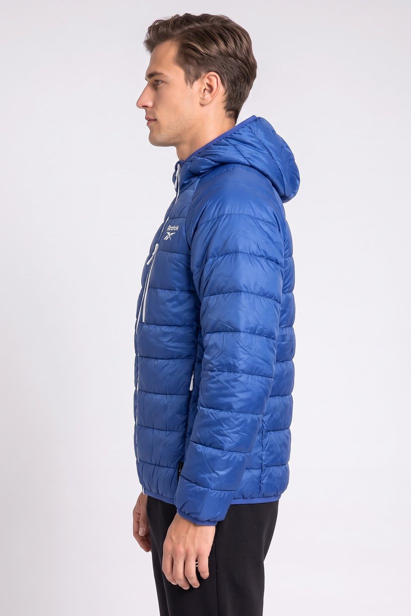 Men Sportswear Fit Long Sleeve Outdoor Jacket, Blue