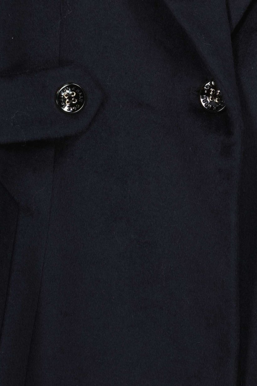 Women Textured Trench Coat, Deep Navy
