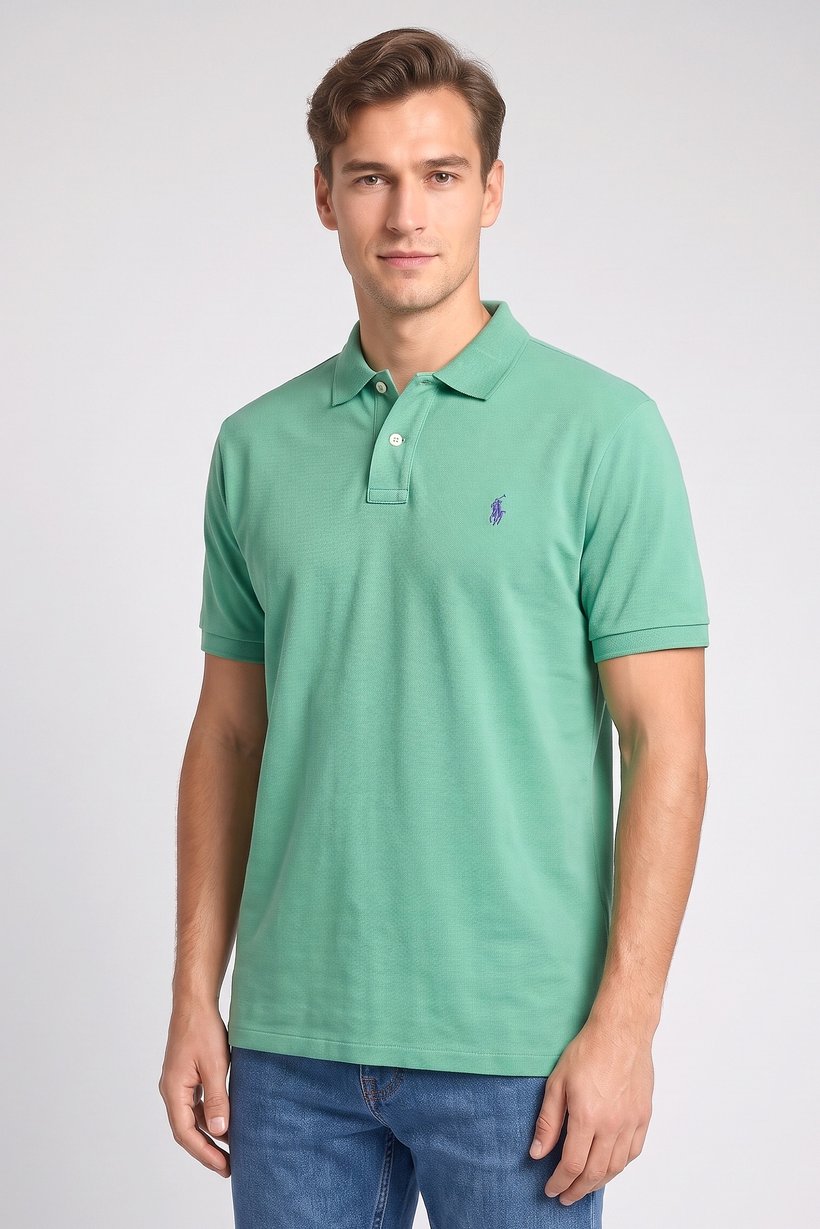 Polo Ralph Lauren Men Classic Fit Short Sleeve Embroidered Logo Polo Shirt, Green