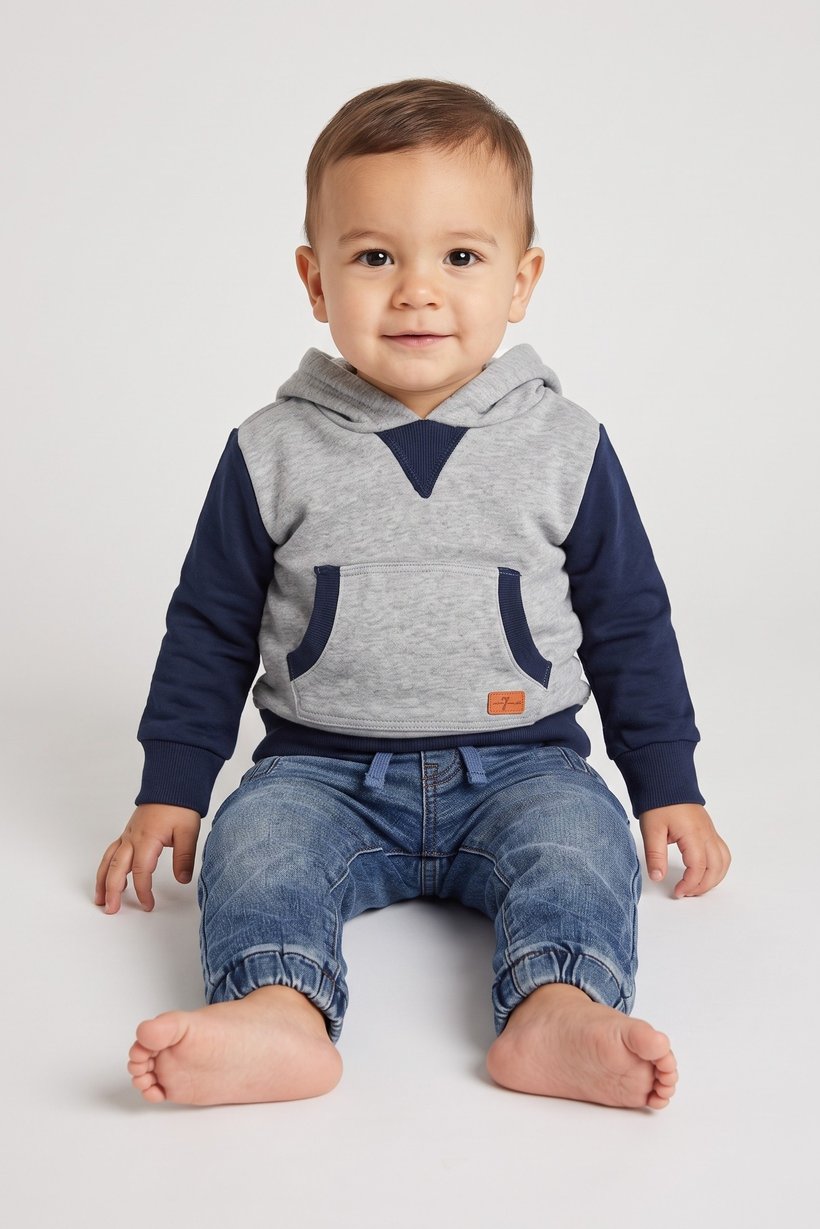 Toddlers Boy 2 Pcs Hoodie And Sweatpants Set, Multicolor