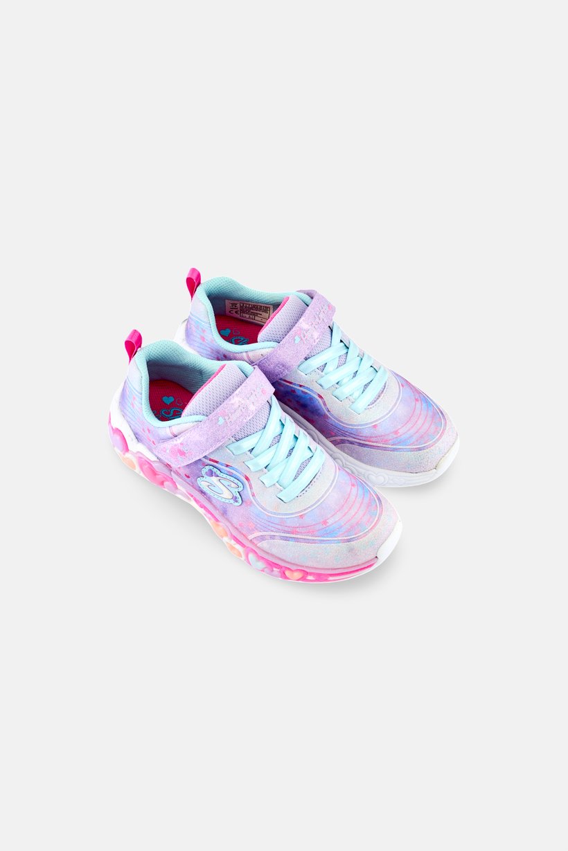 Kids Girl Velcro Closure Outdoor Shoes, Multicolor