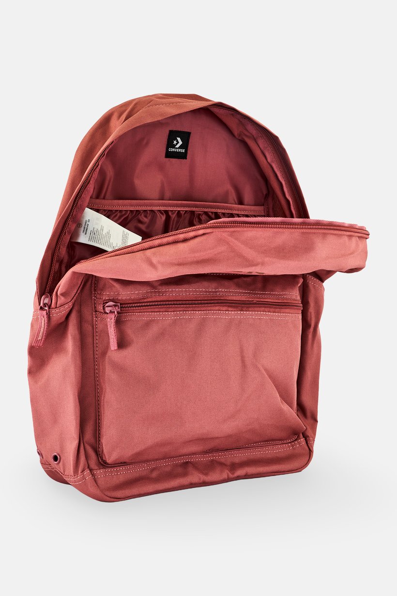Men Brand Logo Backpack, Old Rose