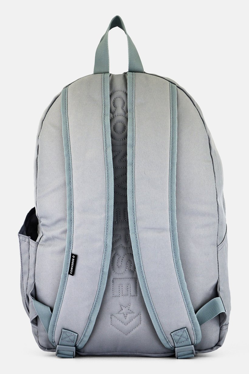 Men Brand Logo Backpack, Grey