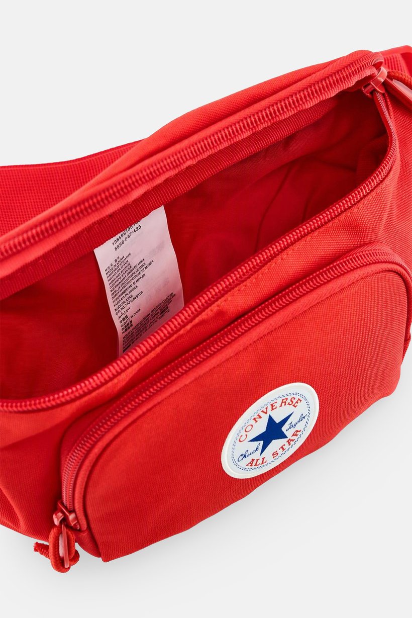 Men Brand Logo Fanny Bag, Red