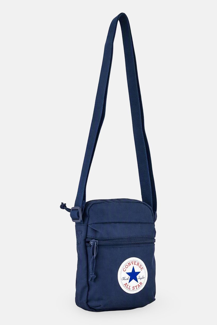 Women Brand Logo Cross Body Bag, Navy Blue