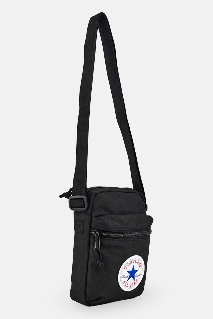 Women Brand Logo Cross Body Bag, Black