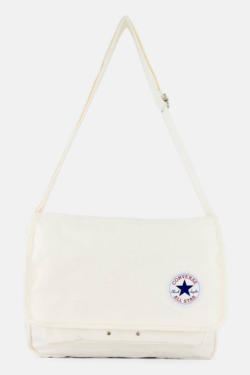 Men Brand Logo Cross Body Bag, White