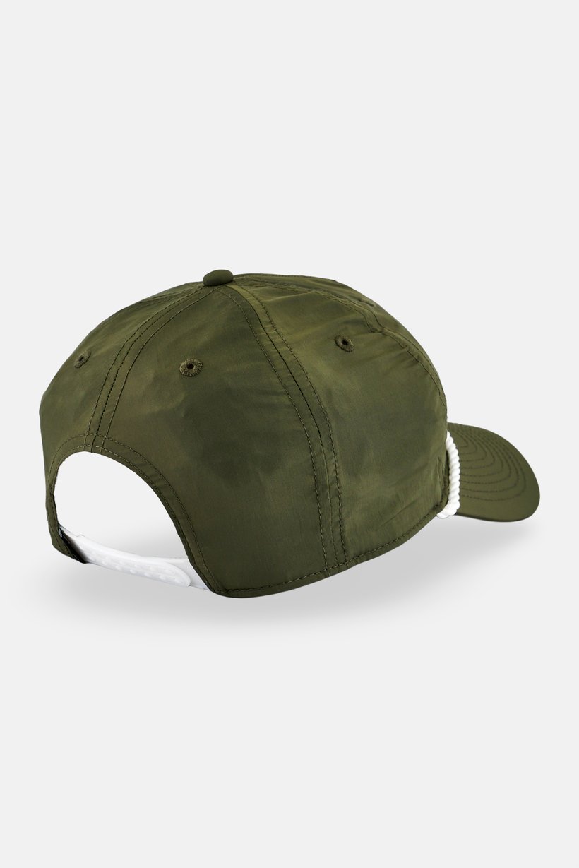 Men Embroidered Logo Adjustable Cap, Olive