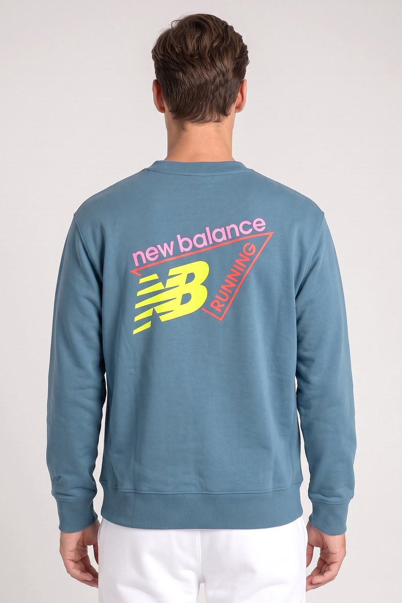 Men Relaxed Fit Long Sleeve Outdoor Sweatshirts, Slate Blue