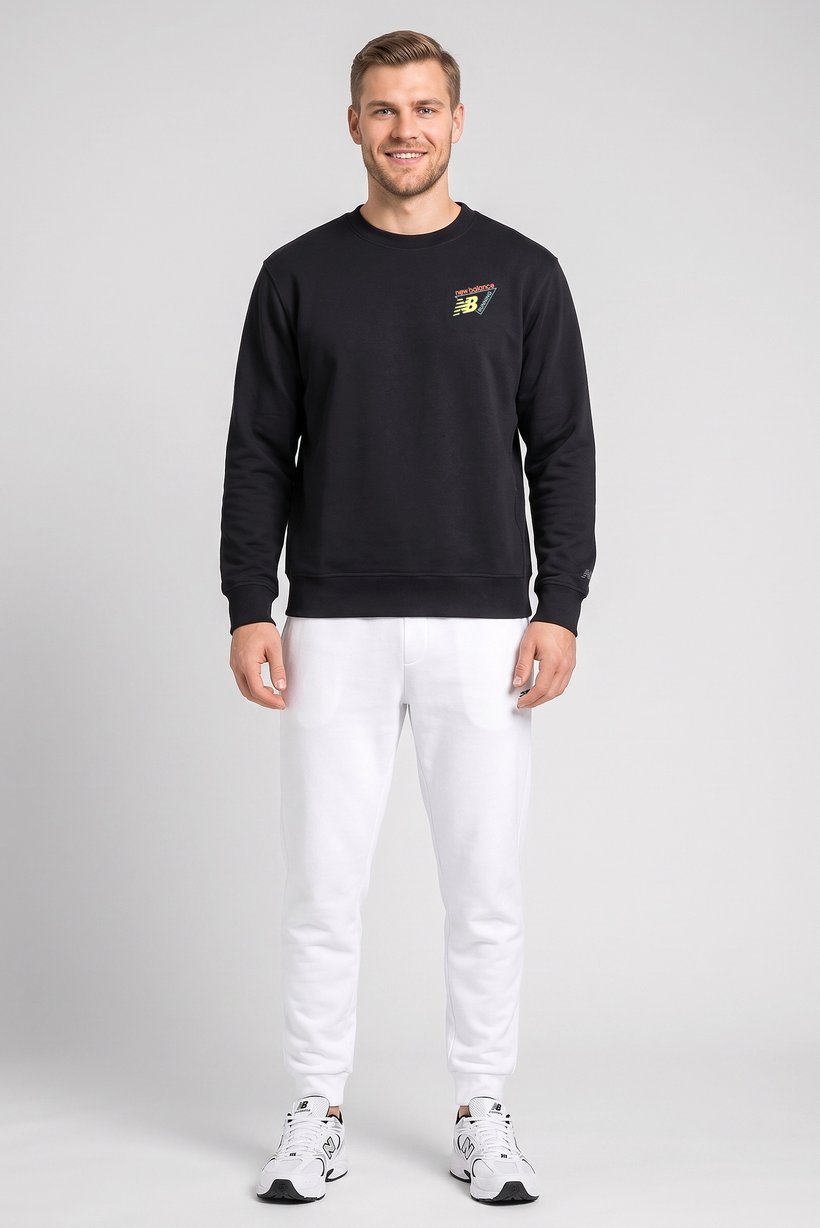 Men Relaxed Fit Long Sleeve Outdoor Sweatshirts, Black