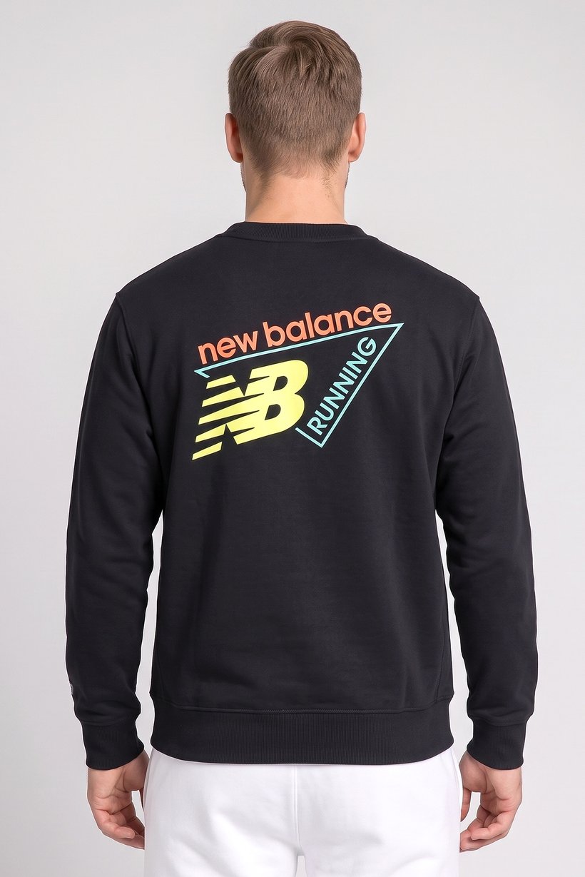 Men Relaxed Fit Long Sleeve Outdoor Sweatshirts, Black