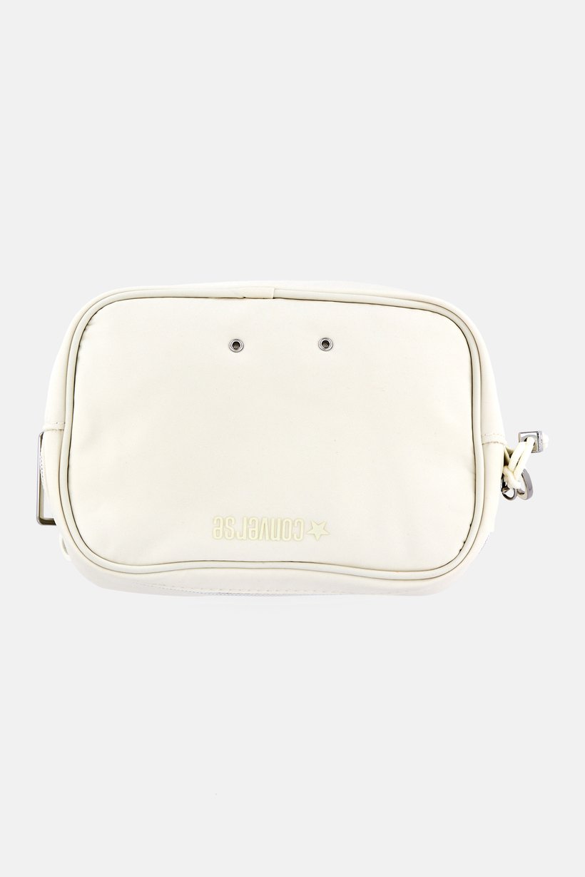 Women Brand Logo Cross Body Bag, Cream