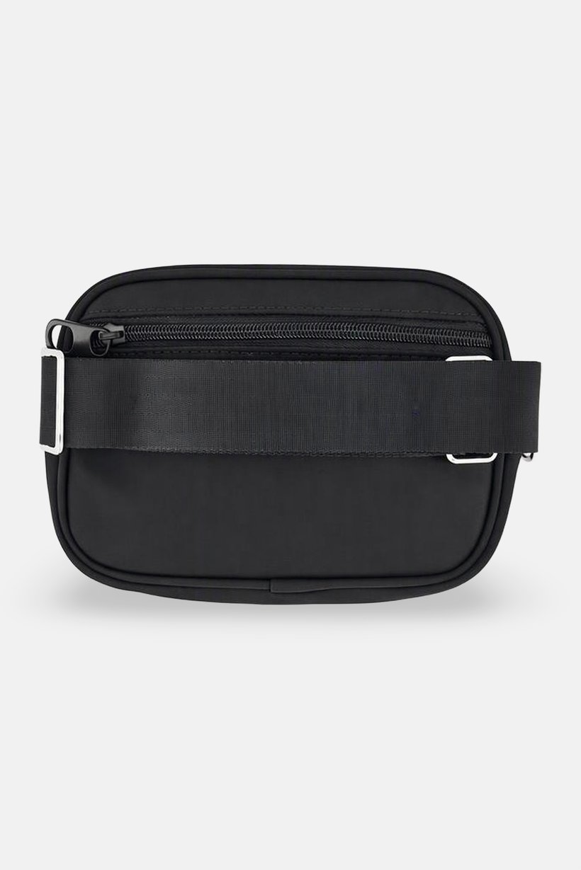 Women Brand Logo Cross Body Bag, Black