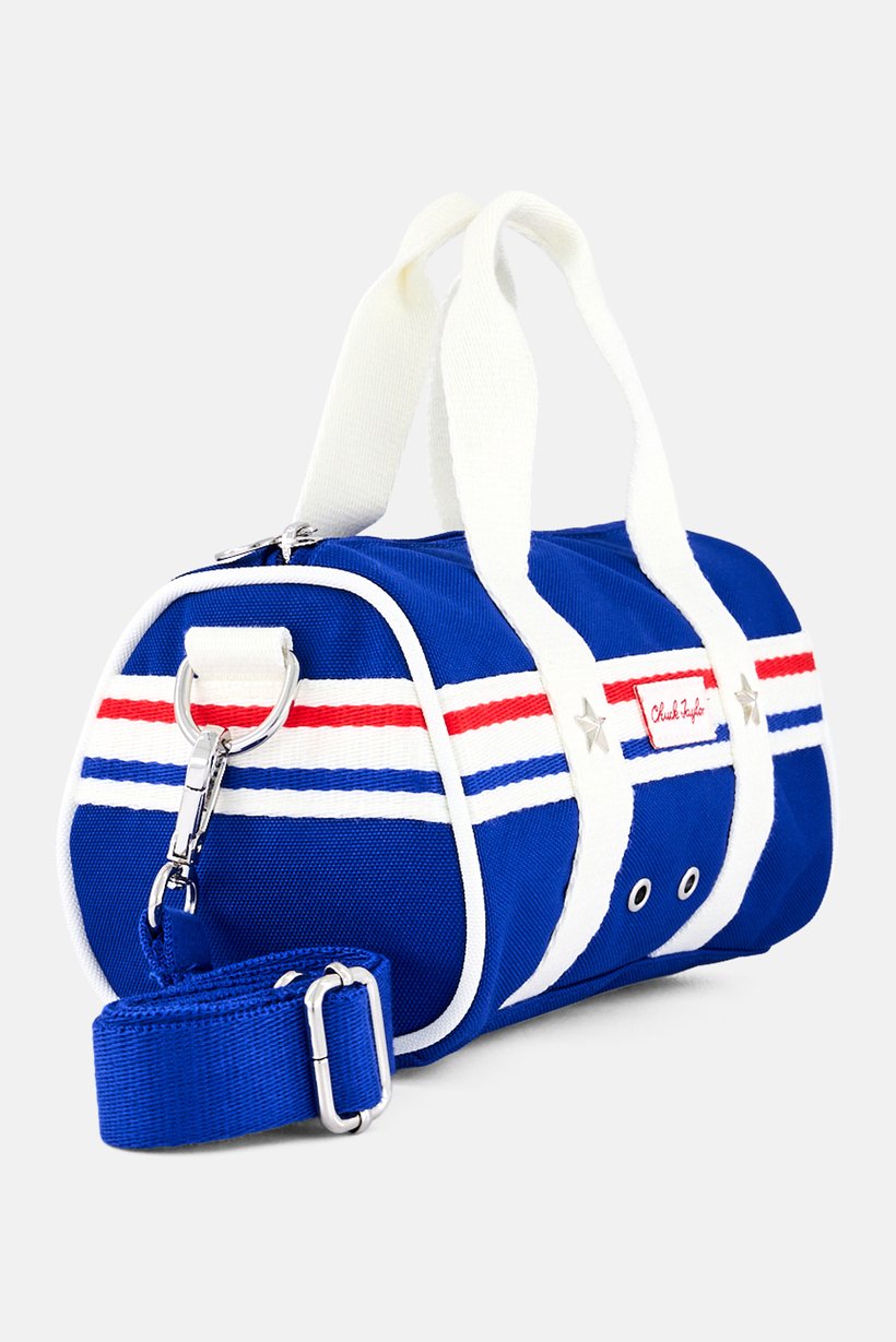 Women Brand Logo Cross Body Bag, Dark Blue