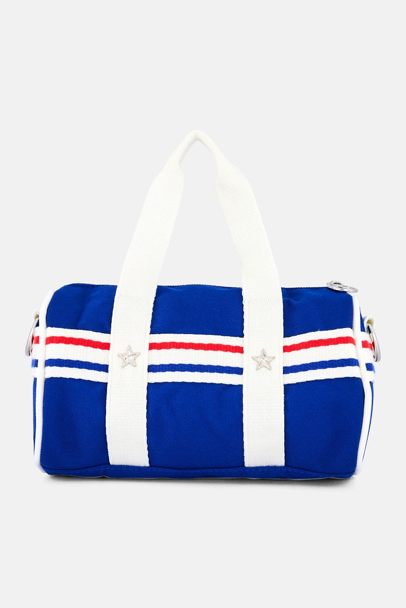 Women Brand Logo Cross Body Bag, Dark Blue