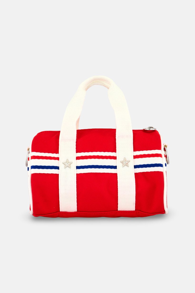 Women Brand Logo Cross Body Bag, Red