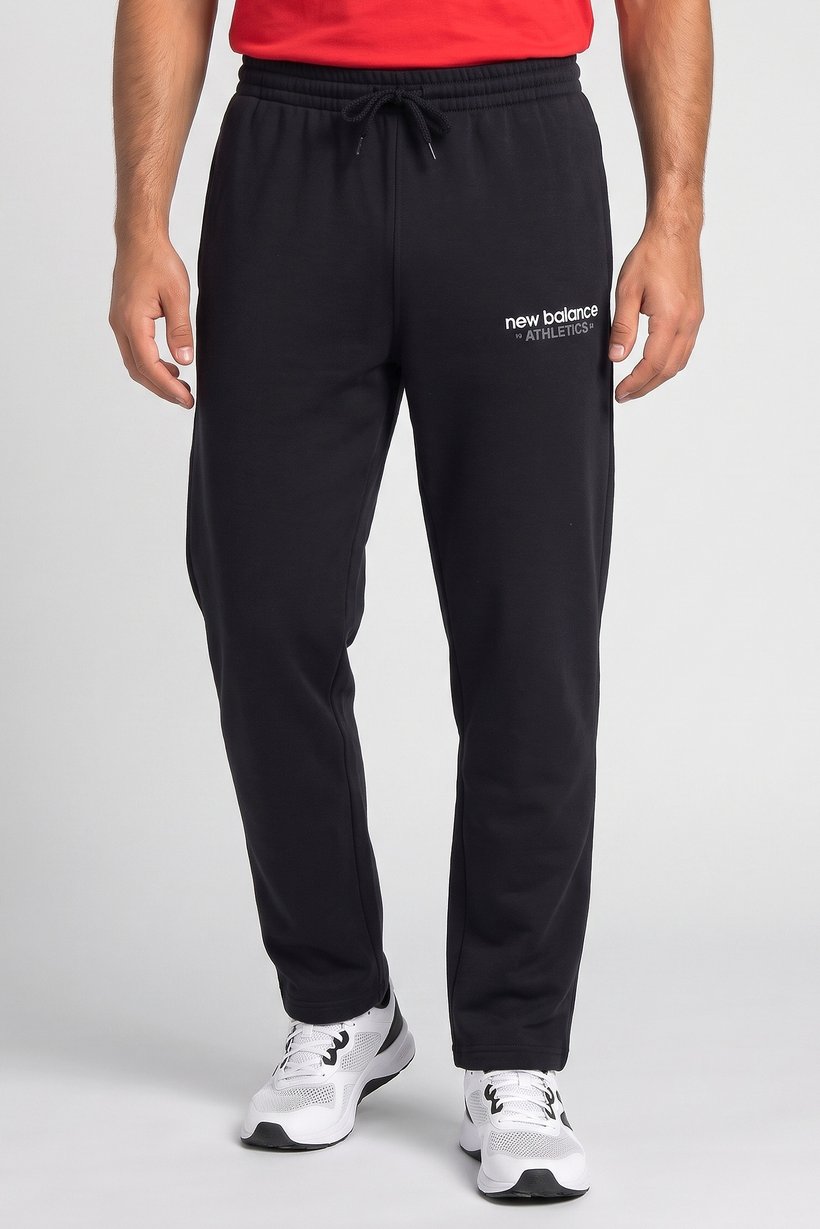 Men Relaxed Fit Outdoor Sweatpants, Black