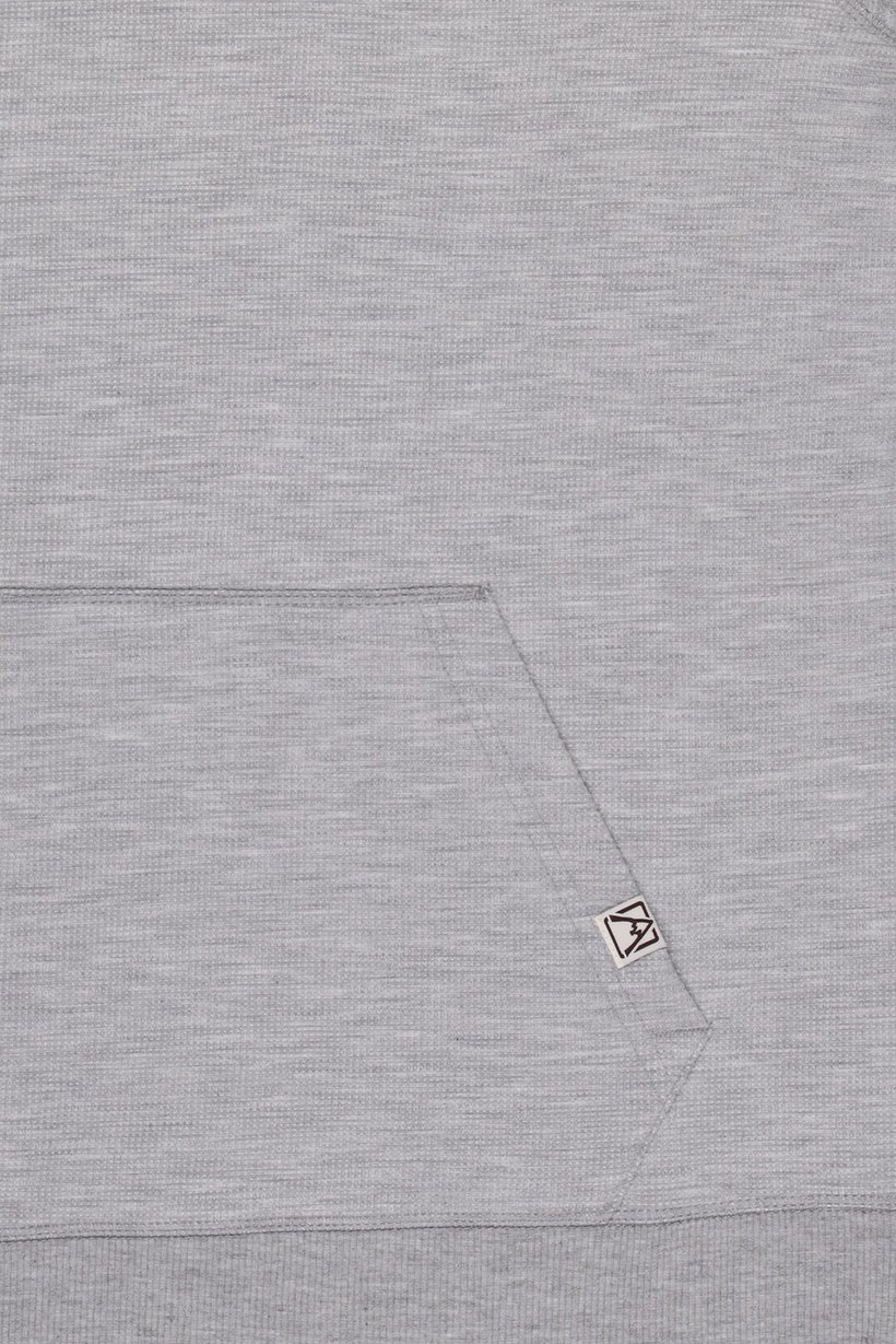 Men Sportswear Fit Long Sleeve Training Hoodie, Light Grey