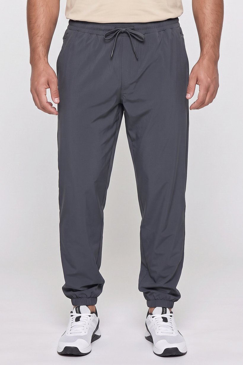 Men Sportswear Fit Outdoor Track Pants, Olive