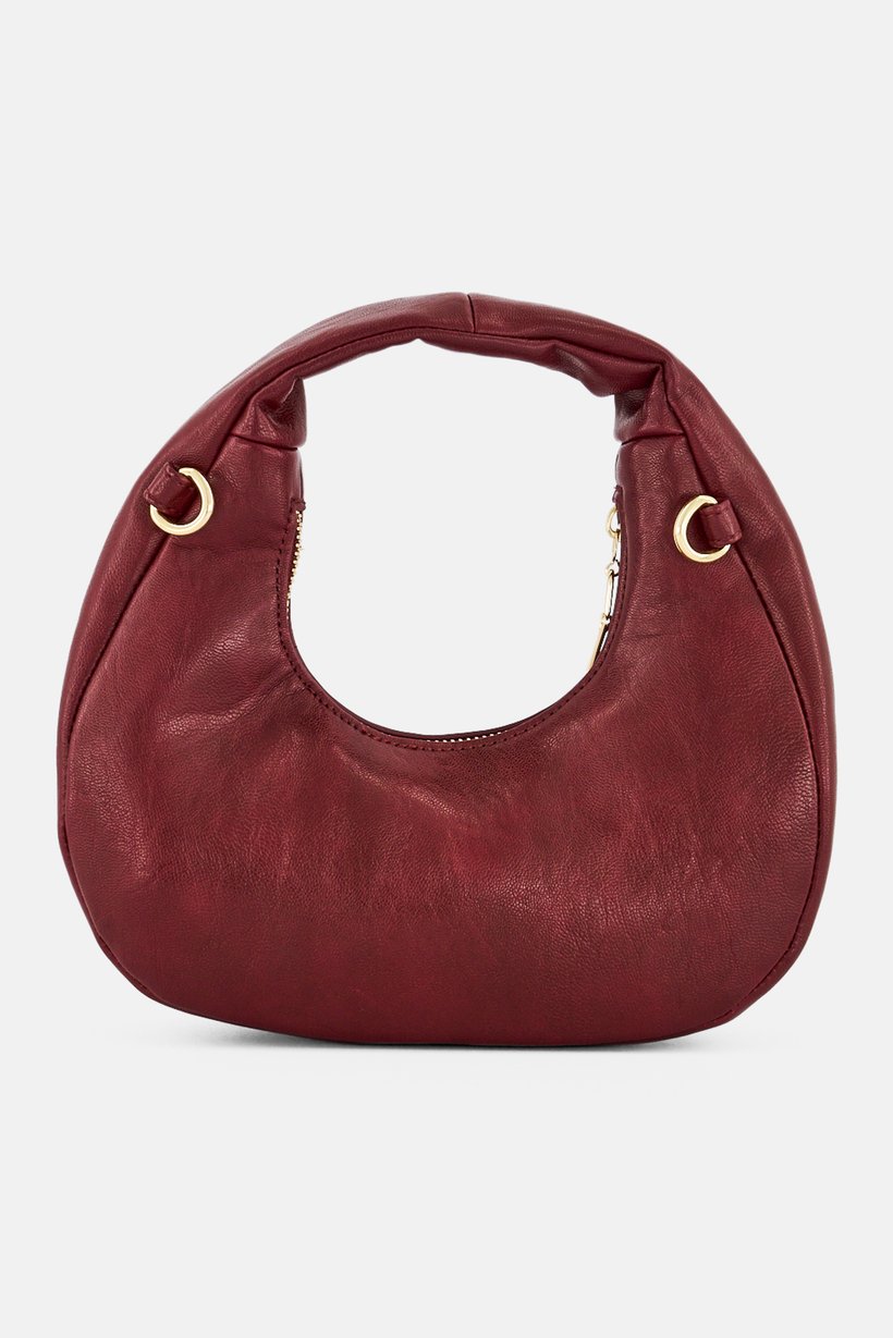 Women Textured Cross Body Bag, Maroon