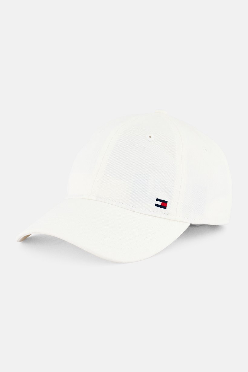 Men Embroidered Logo Adjustable Baseball Cap, White