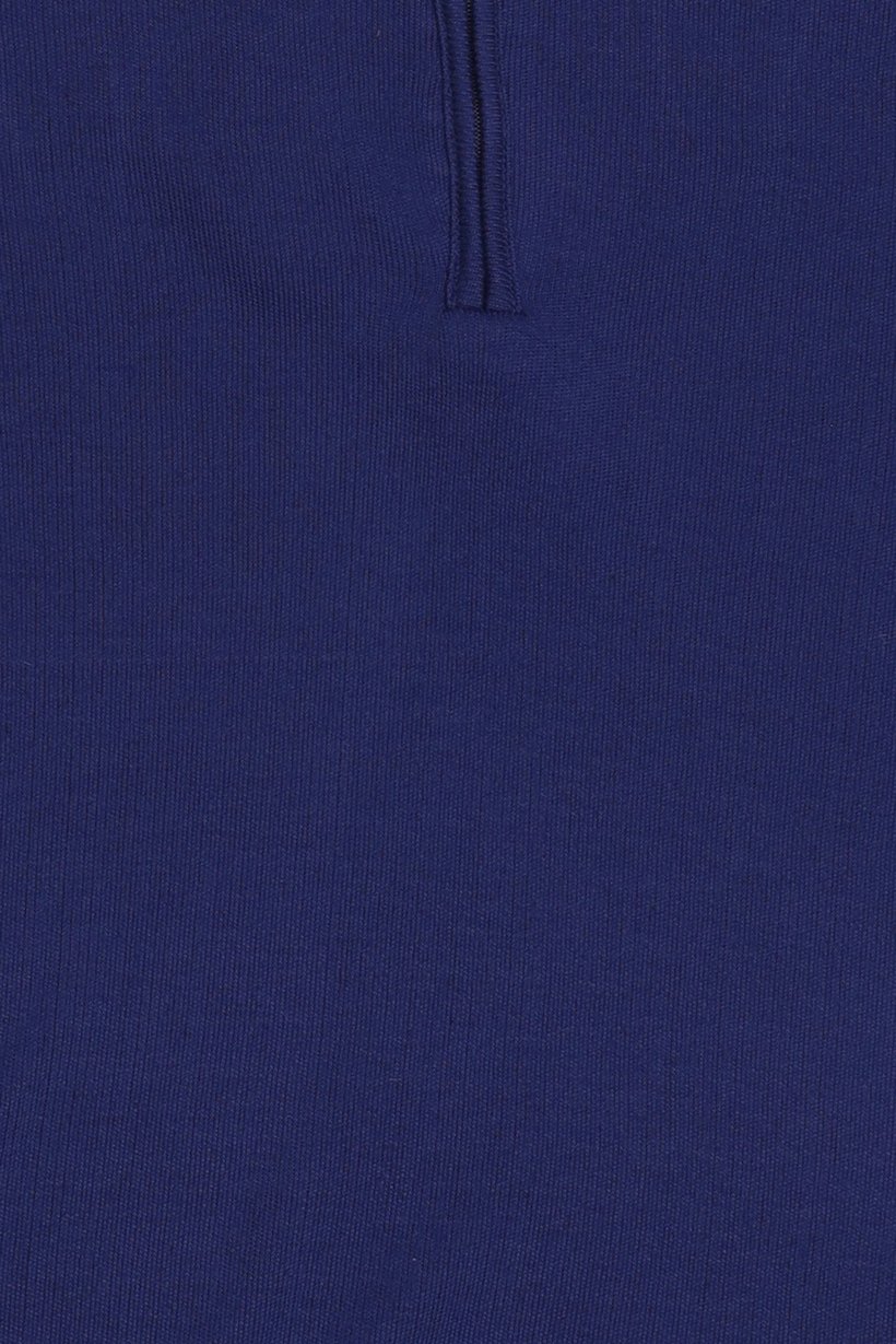 Men Regular Fit Short Sleeve Knitted Polo Shirt, Navy Blue
