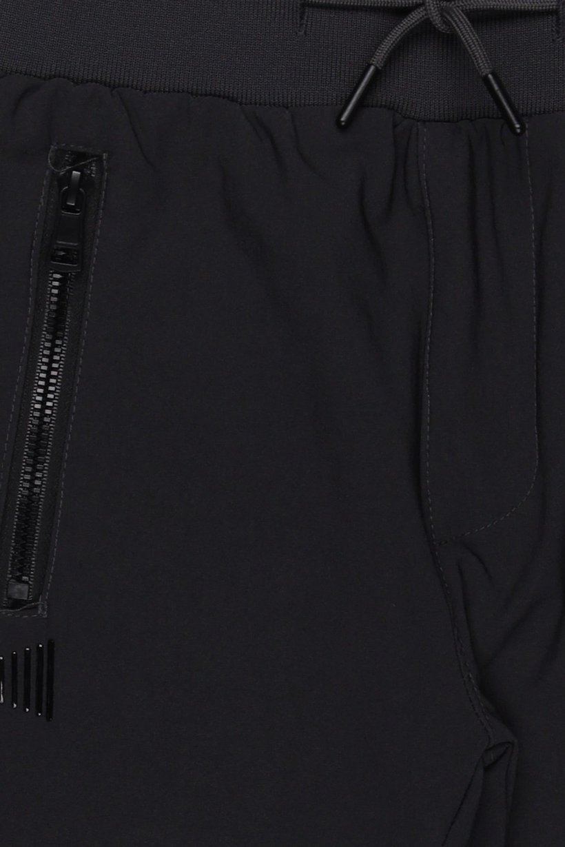 Kids Boy Regular Brand Logo Jogger Pants, Dark Grey