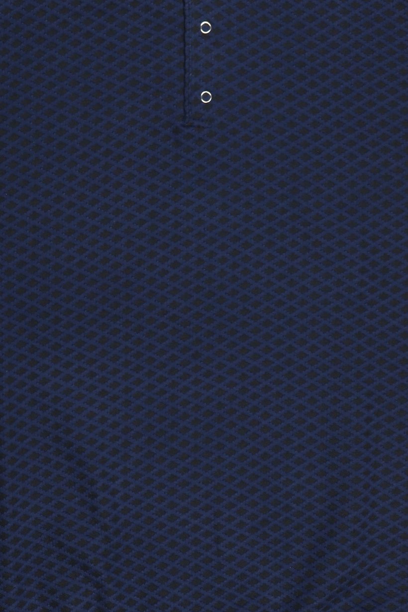 Men Spread Collar Textured Sweater, Multicolor