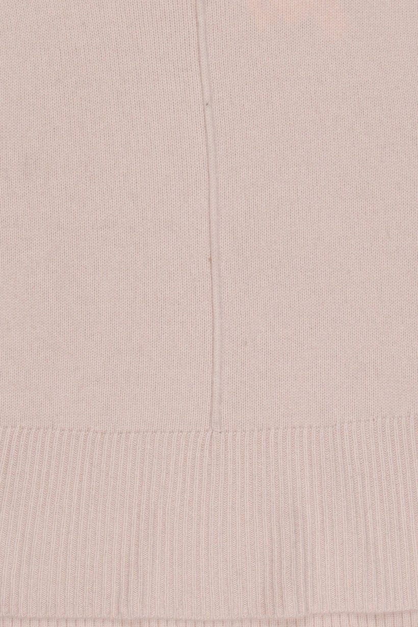 Couture Made For Vero Moda Women Round Neck Textured Sweater, Beige
