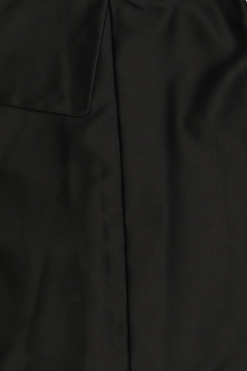 Women Plain Midi Skirt, Black