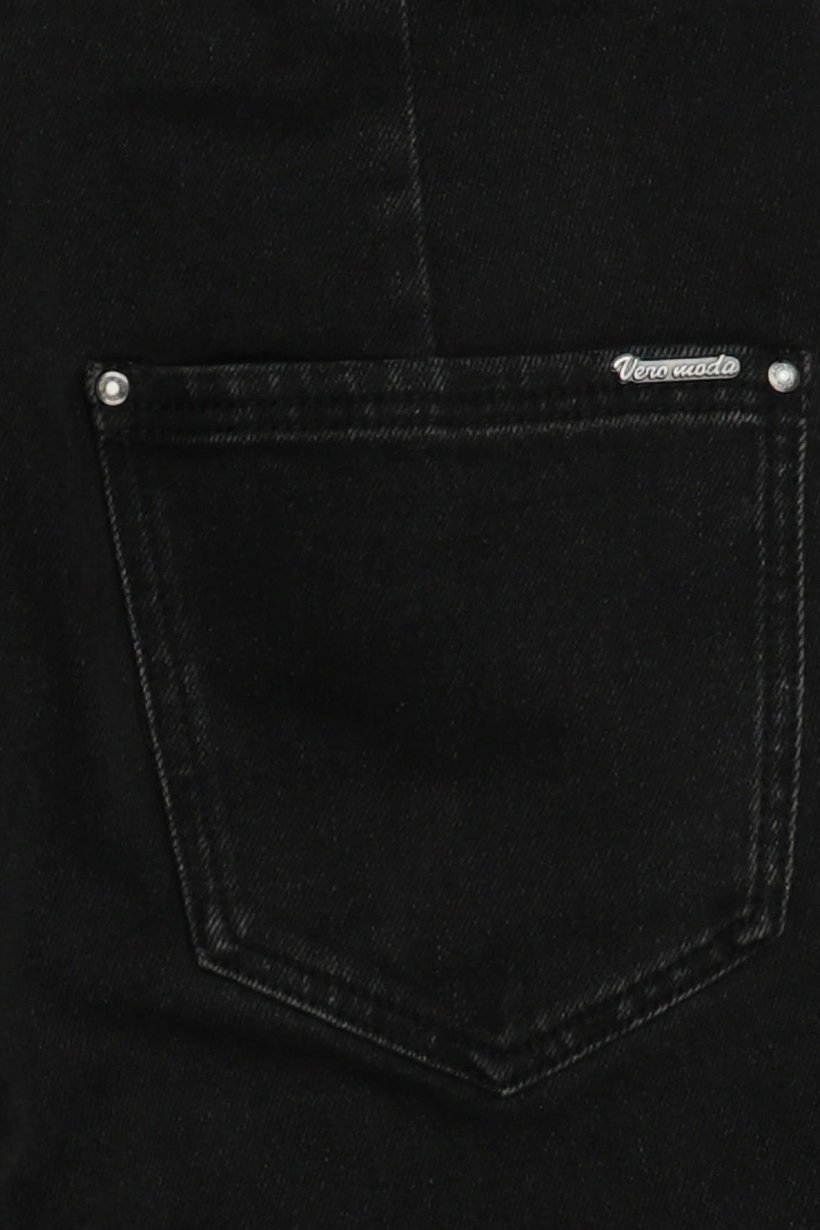 Women Carrot Fit Washed Stretchable Jeans, Black