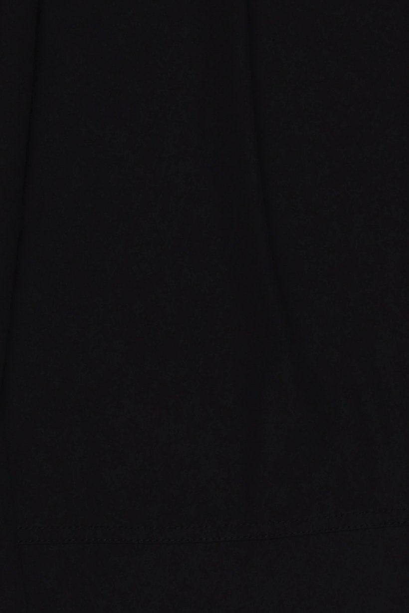 Women Regular Fit Solid Straight Leg Pants, Black