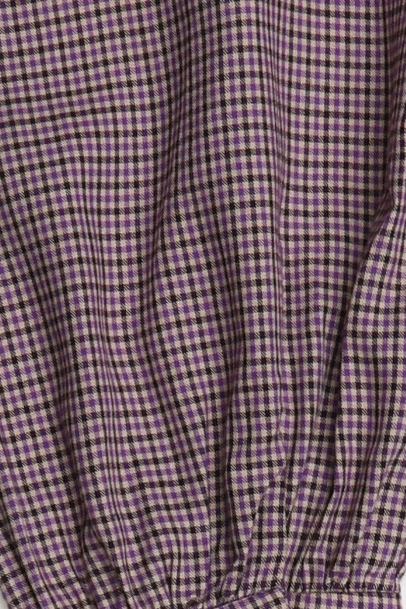 Women  Micro Check Print Shirt Dress, Multicolor