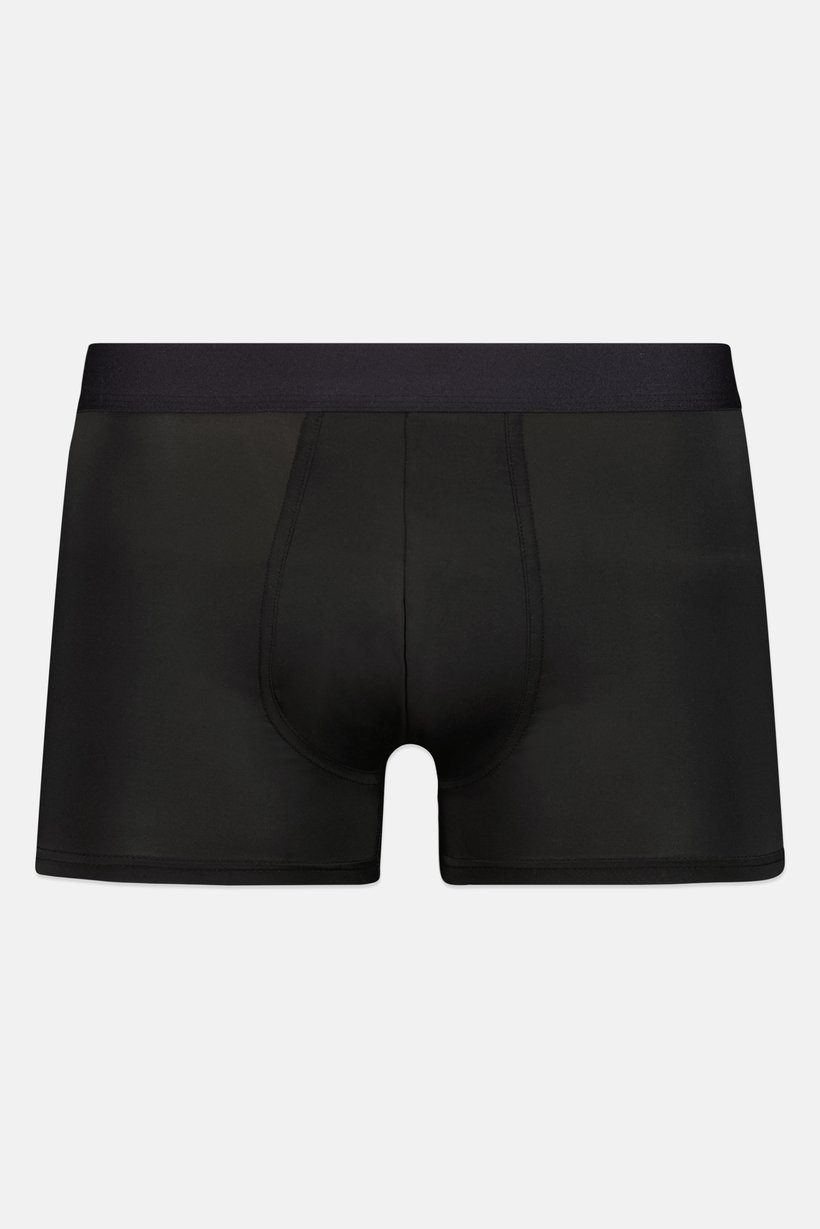 Men Plain Pull On Boxer, Black