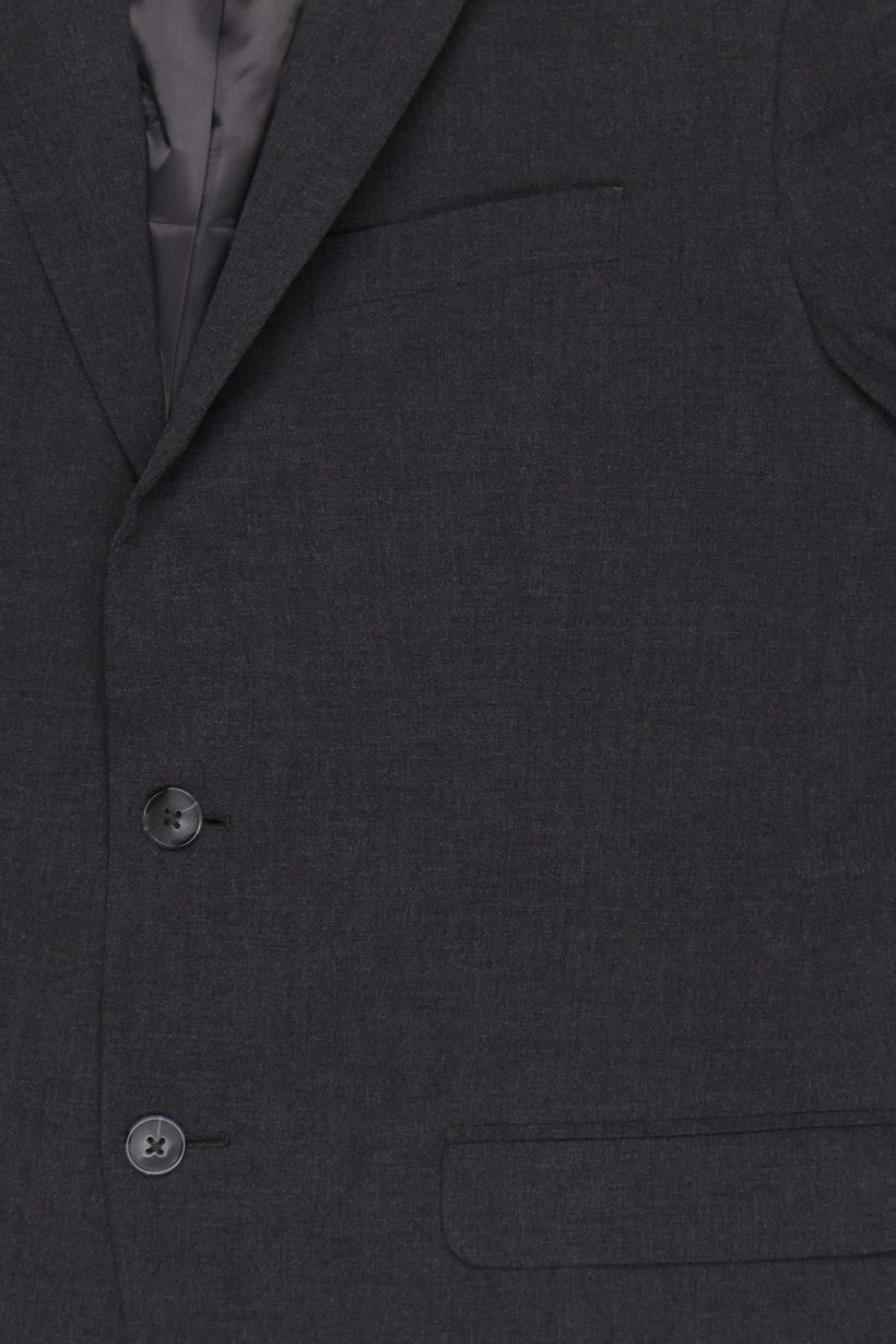 Men Slim Fit Solid Casual Blazer, Grey
