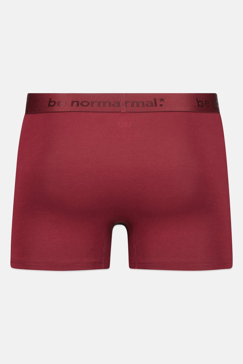 Men Plain Pull On Boxer, Light Maroon