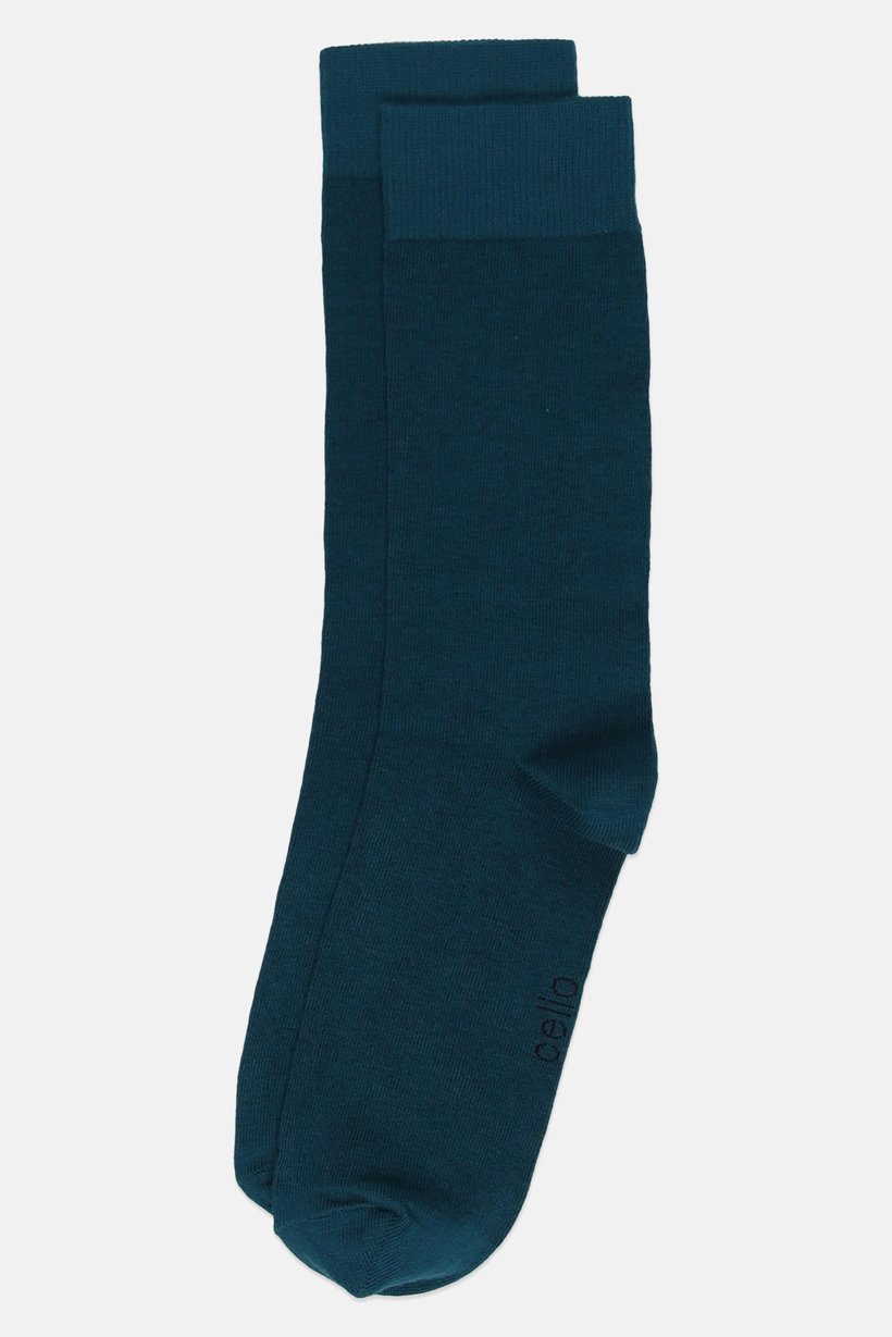 Men 1 Pair Brand Logo Crew Socks, Green