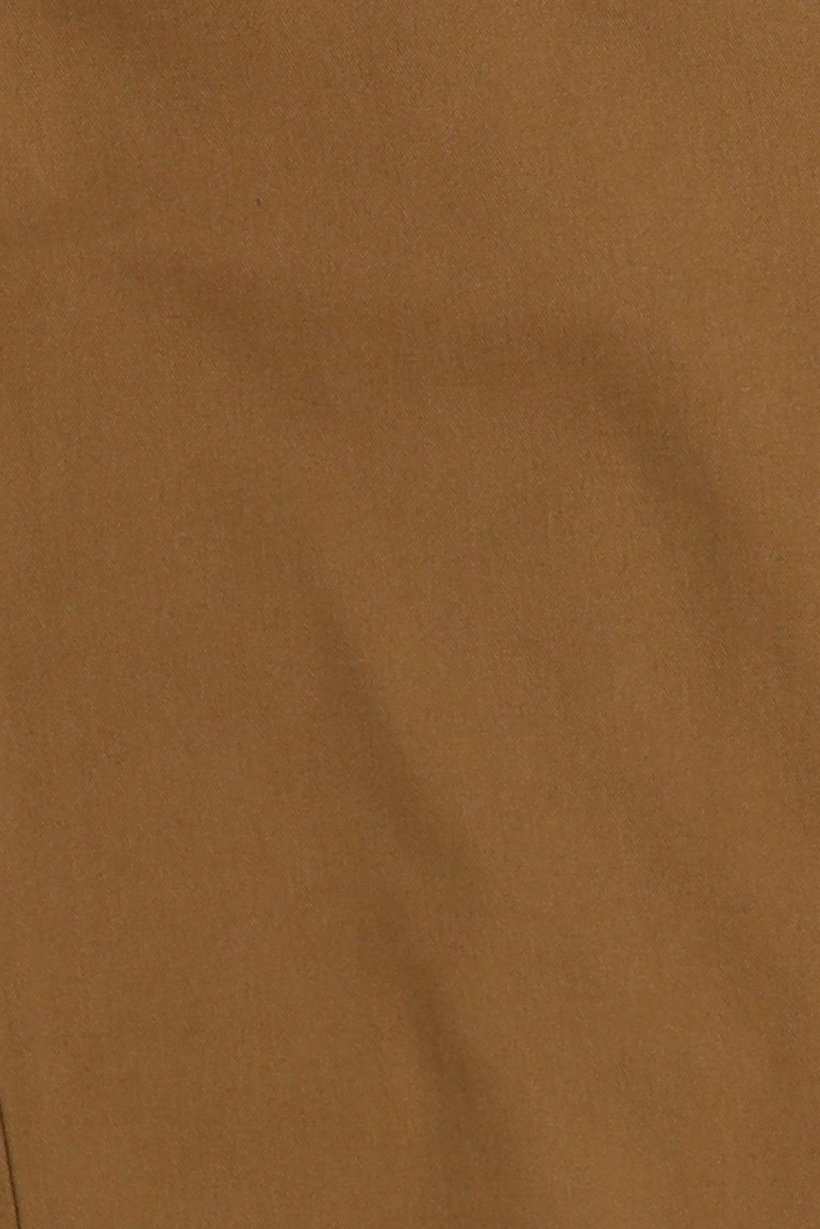 Men Slim Fit Solid Chino Pants, Brown
