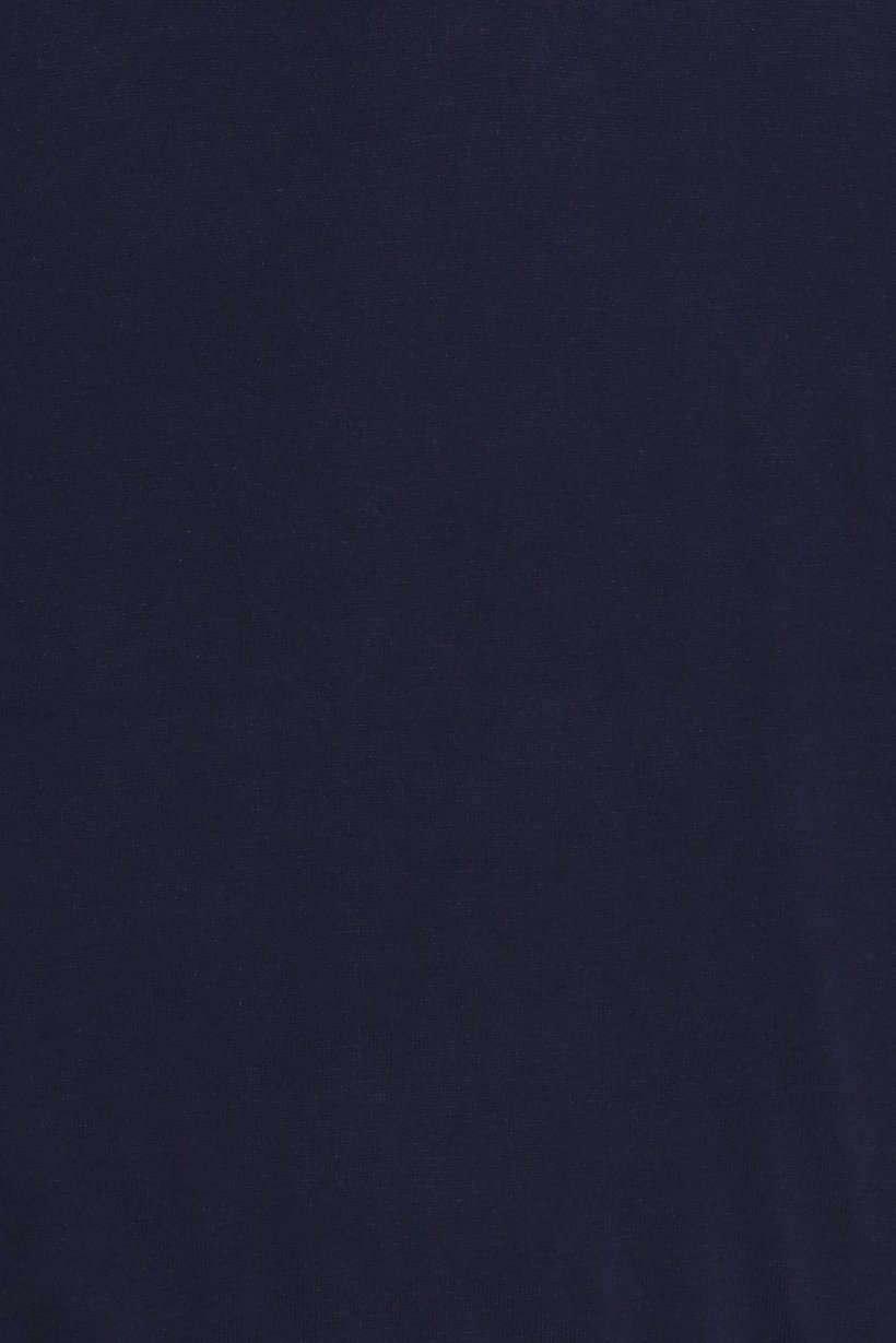 Men V-Neck Knitted Sweater, Dark Navy