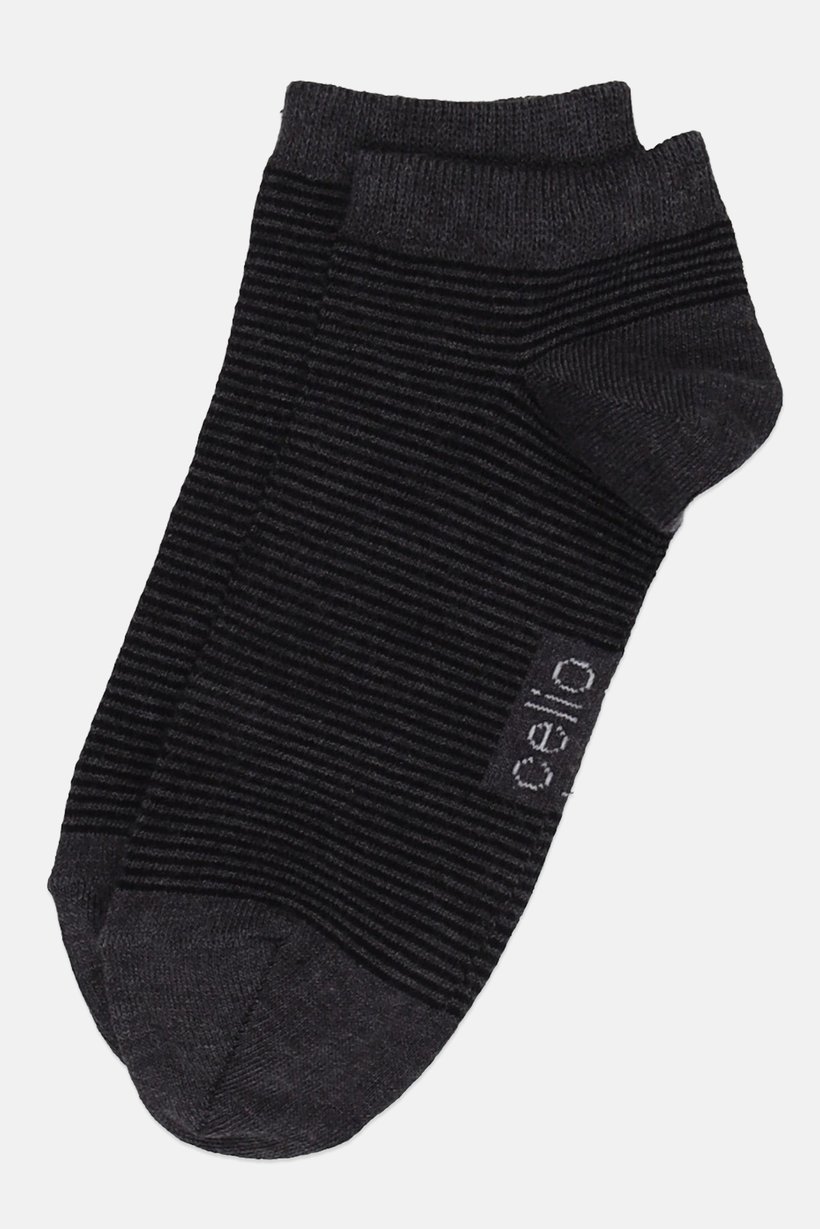 Men 1 Pair Stripe Ankle Socks, Multicolor