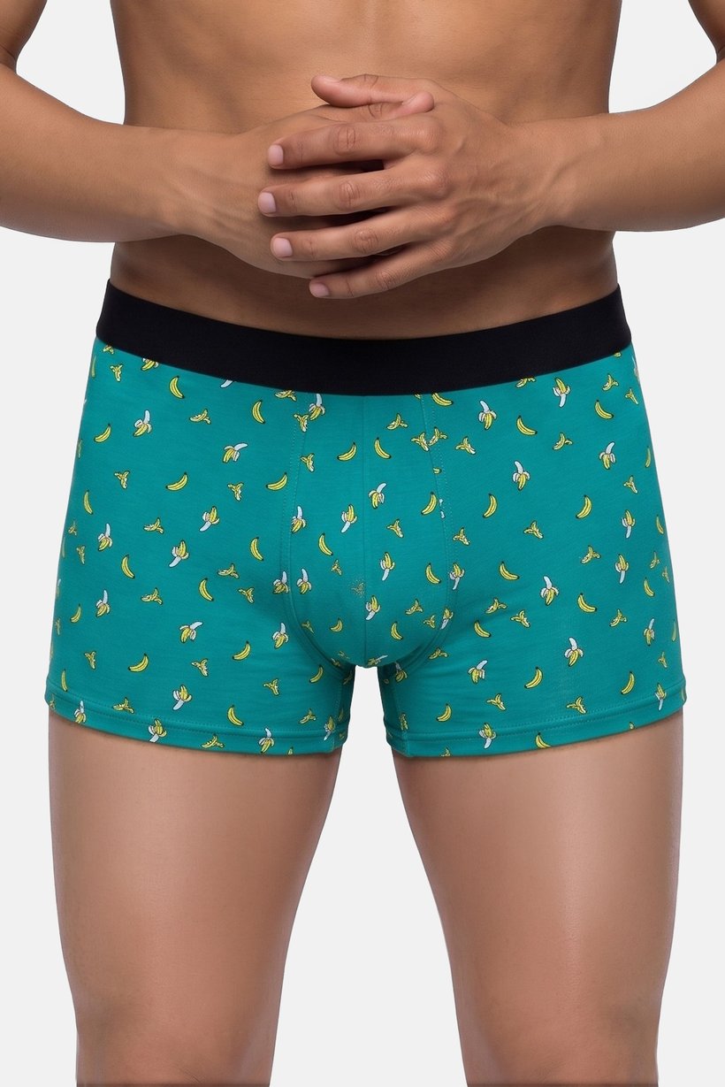 Men Graphic Print Boxer Brief, Multicolor