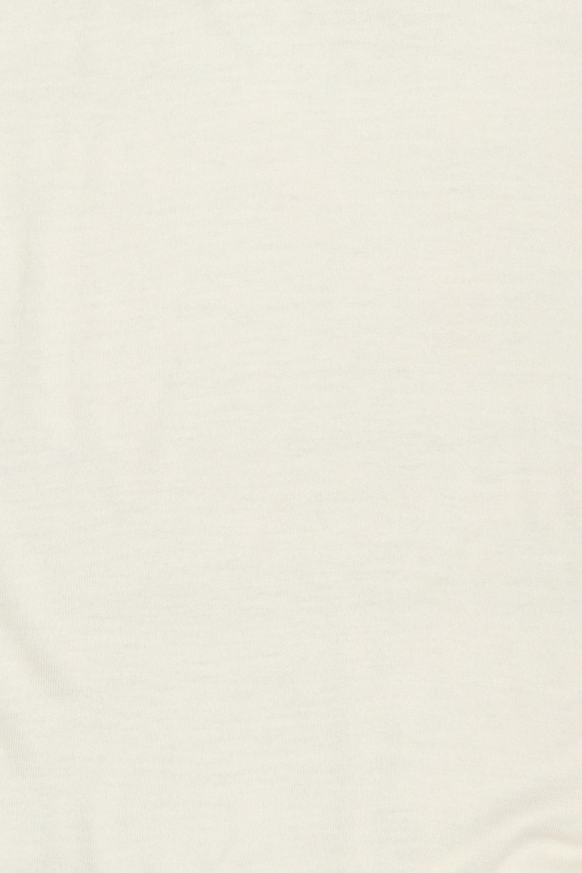Men Crew Neck Long Sleeve Knitted Sweater, Cream