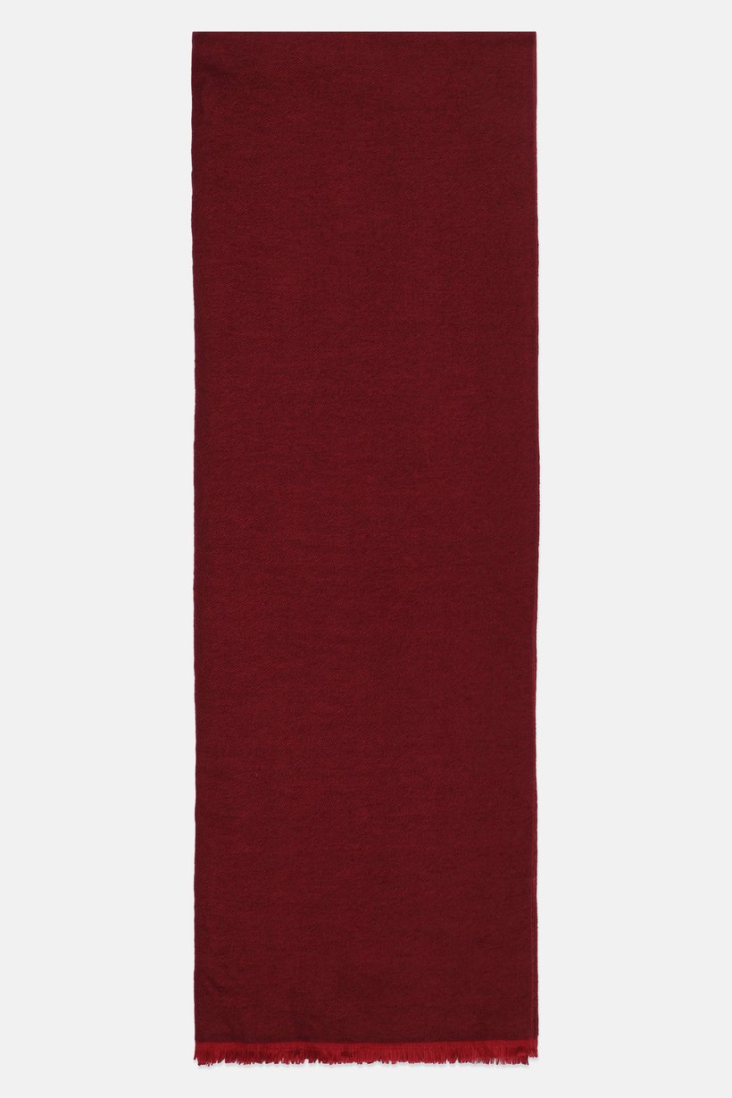 Men Textured Scarf, Maroon
