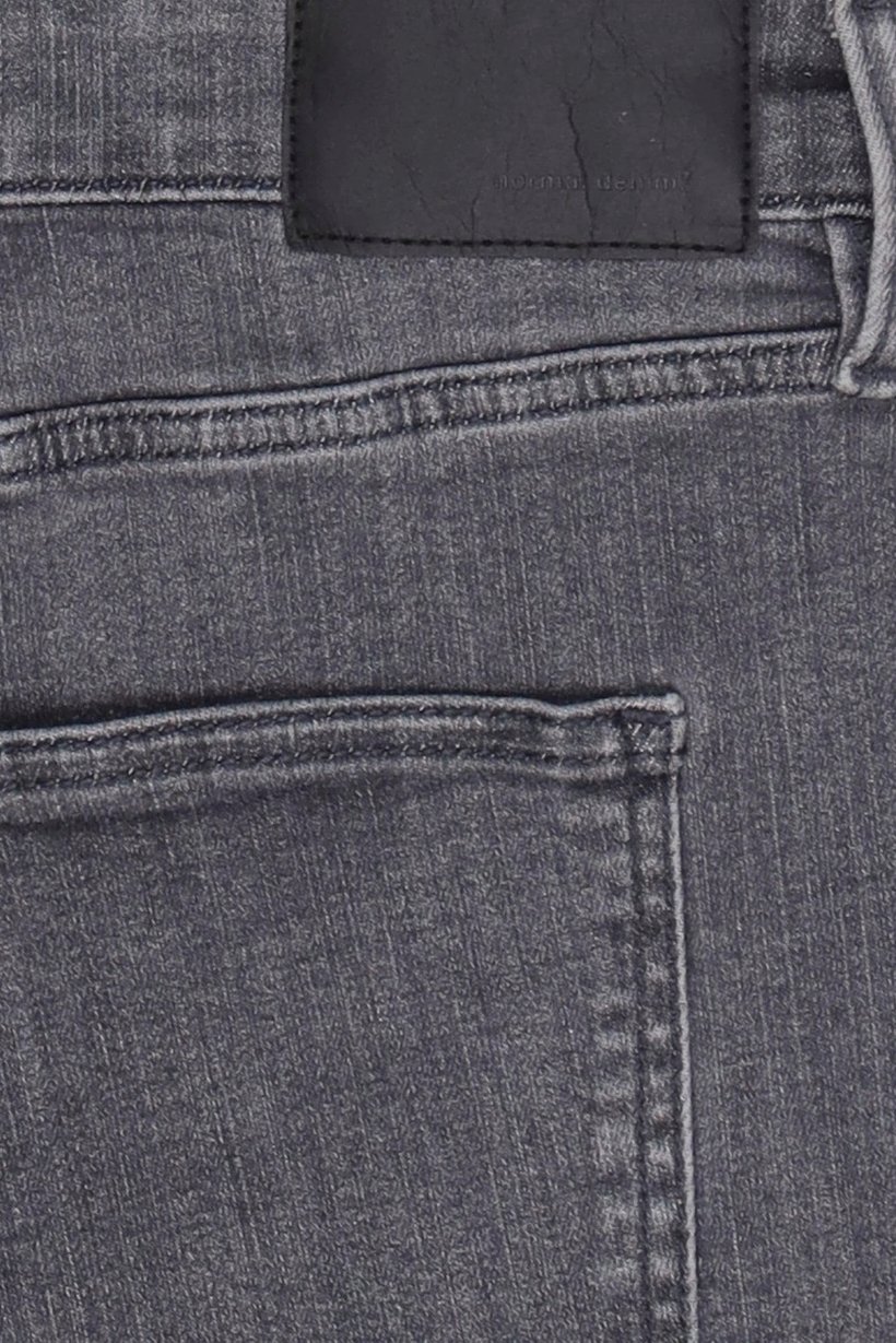 Men Straight Fit Washed Stretchable Denim Jeans, Grey
