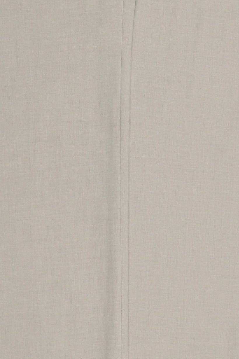 Men Slim Fit Solid Straight Leg Pants, Beige