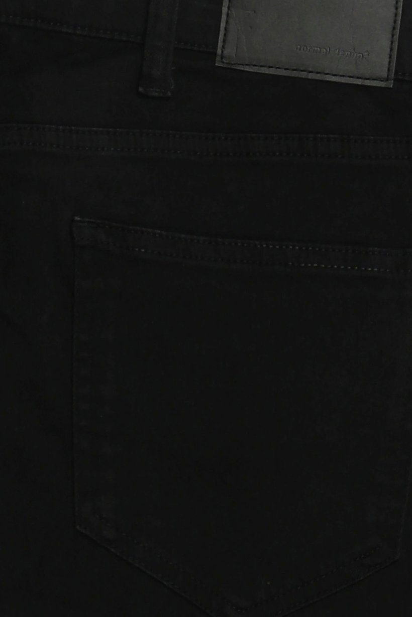 Men Slim Fit Washed Stretchable Jeans, Black