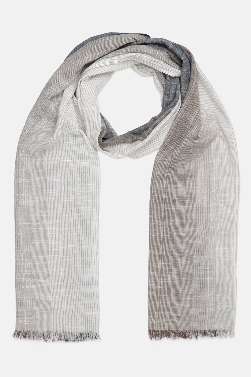 Men Plaid Scarf, Multicolor